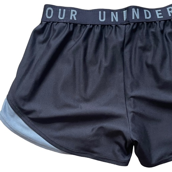 Under Armour Women’s Play Up 3.0 Training Shorts Size M Heat Gear Loose Black - Picture 7 of 10